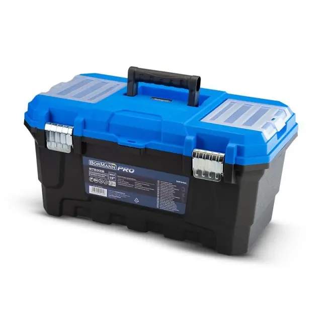 BORMANN Pro BTB3312 - BORMANN Pro BTB3312 Εργαλειοθήκη Χειρός Πλαστική "Wolf", Μεταλλικά Κουμπώματα & Ταμπακέρα (054306) 2