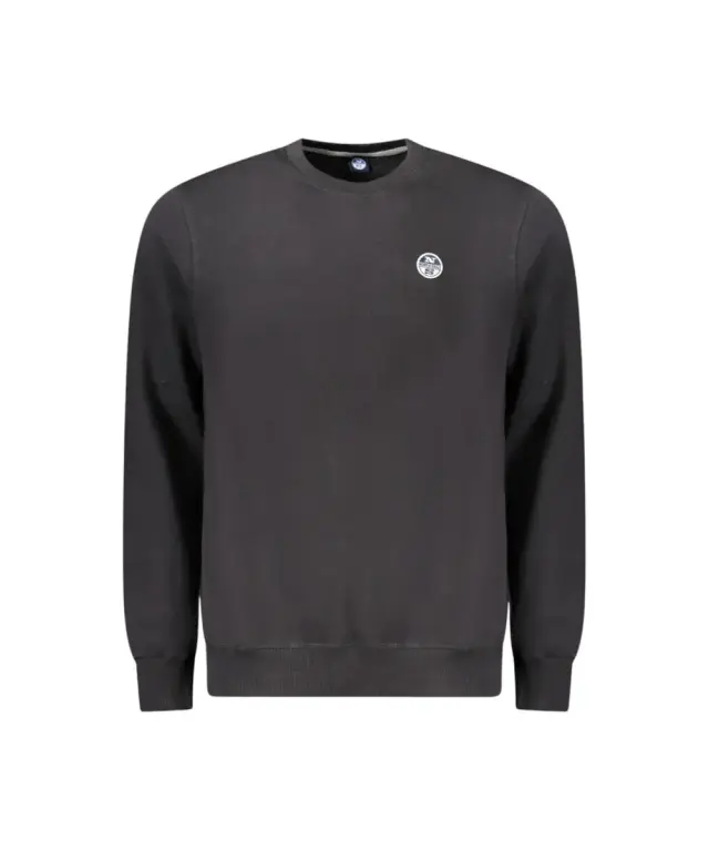 North Sails- Ανδρικό Φούτερ Hoodie Regular Fit 993011-000-0999 Μαύρο - M
