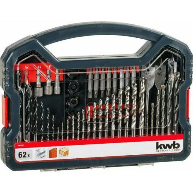 EINHELL KWB - Σετ Τρυπάνια και μύτες 62 τμχ (49109106)