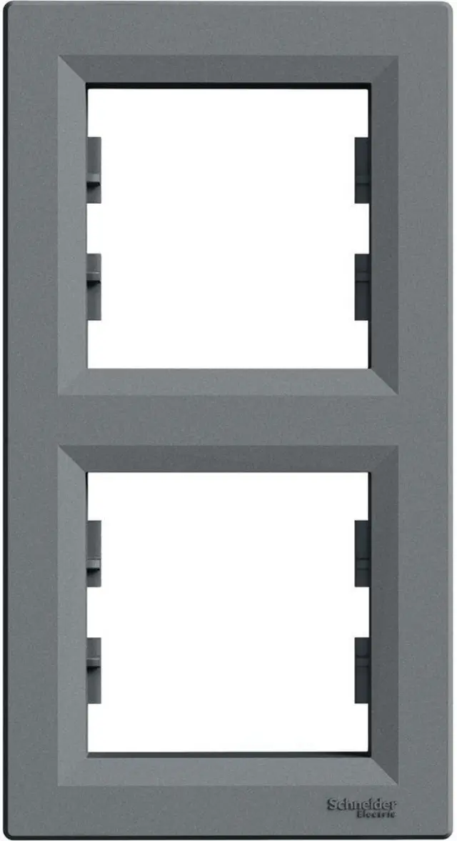 Asfora-vertical 2-gang frame-steel
