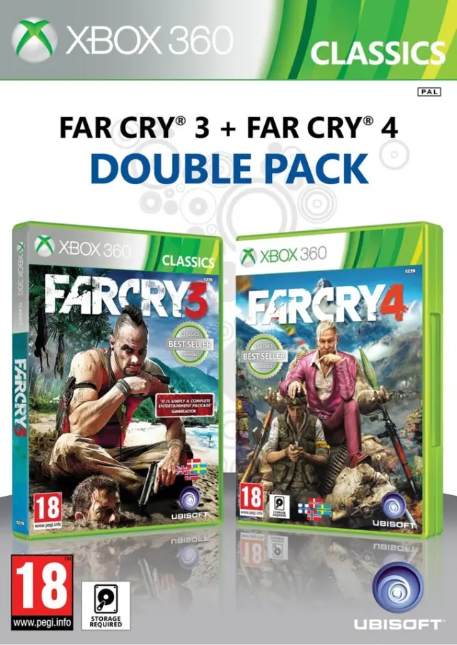 Far Cry 3 AND Far Cry 4 Double Pack- Xbox 360