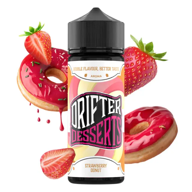Strawberry Donut 24ml (120ml) - Drifter Desserts Flavorshots