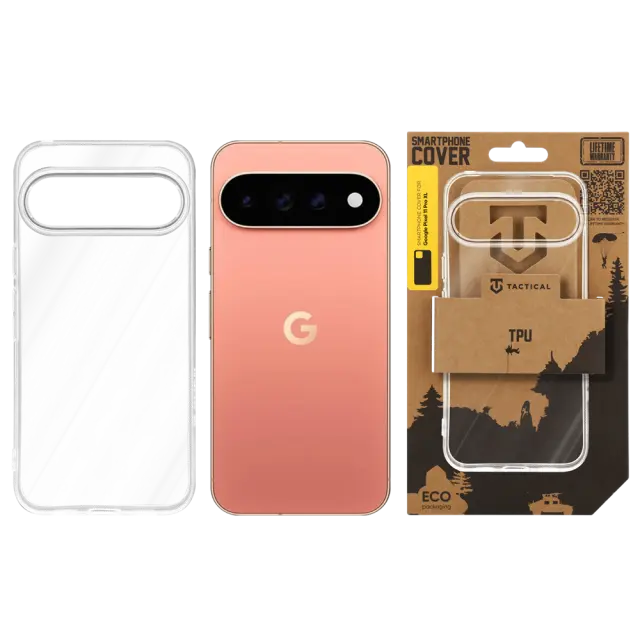 Tactical TPU Cover for Google Pixel 11 Pro XL Transparent 3