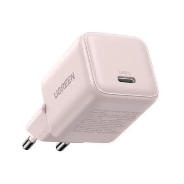Φορτιστής usb πρίζας τοίχου UGREEN X512/55556 20W ροζ
