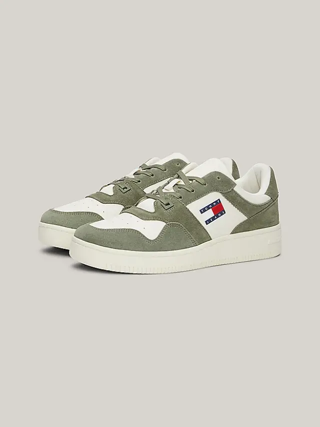 Tommy Hilfiger – Ανδρικά Sneakers Tjm Basket Leather EM0EM01440-M01 Λαδί 2