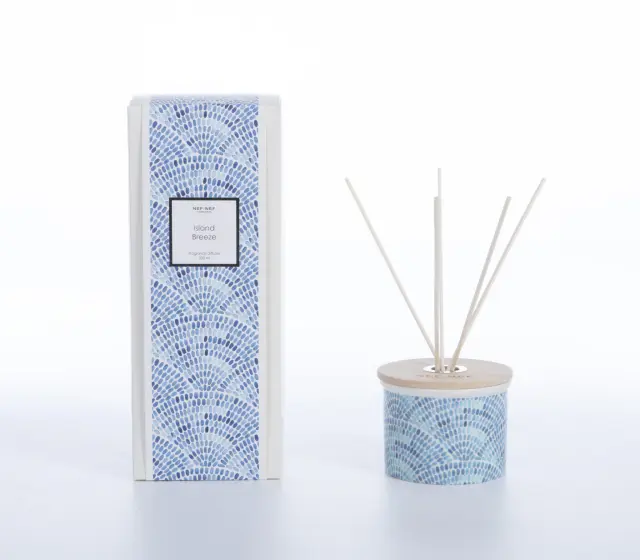 ΑΡΩΜΑΤΙΚΟ ΧΩΡΟΥ ME ΣΤΙΚΣ ISLAND BREEZE 200ml NEF-NEF HOMEWARE BLUE