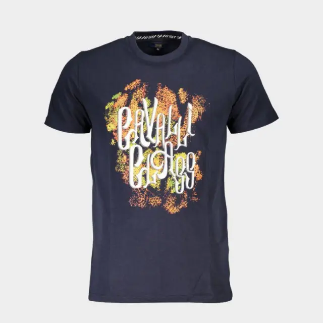 T-Shirt Cavalli Class QXT61M-JD060-04926 Μπλε - 2XL