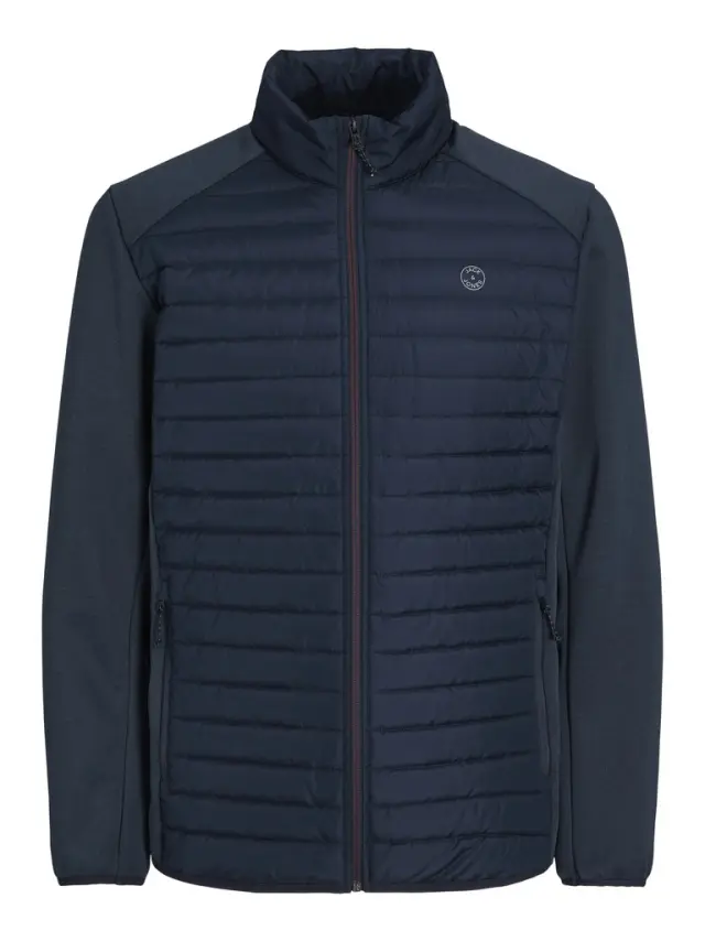 JJEMULTI QUILTED COLLAR NOOS navy blazer