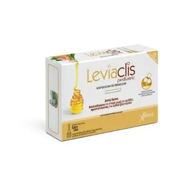 Aboca Leviaclis Pediatric Μικροκλύσμα για Παιδιά για την Καταπολέμηση της Δυσκοιλιότητας, 6x5gr
