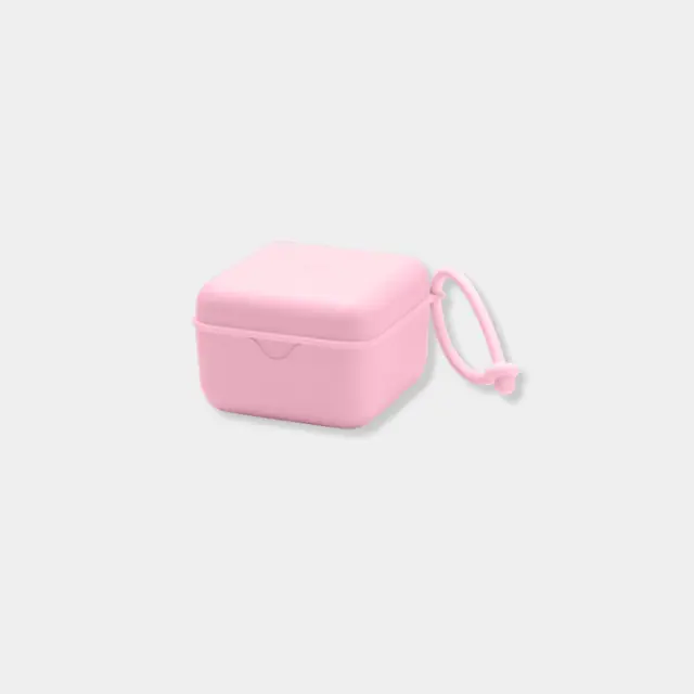 Bibs Θήκη Πιπίλας Baby Pink Για 3 Πιπίλες | Carrel