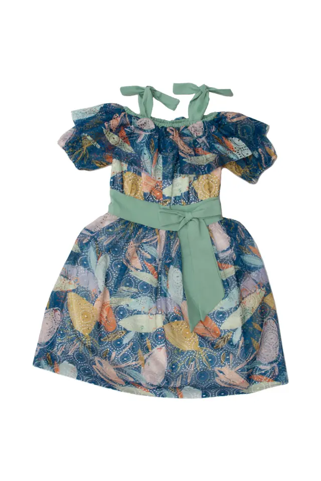 Φόρεμα Kid Off Shoulder Βεραμάν