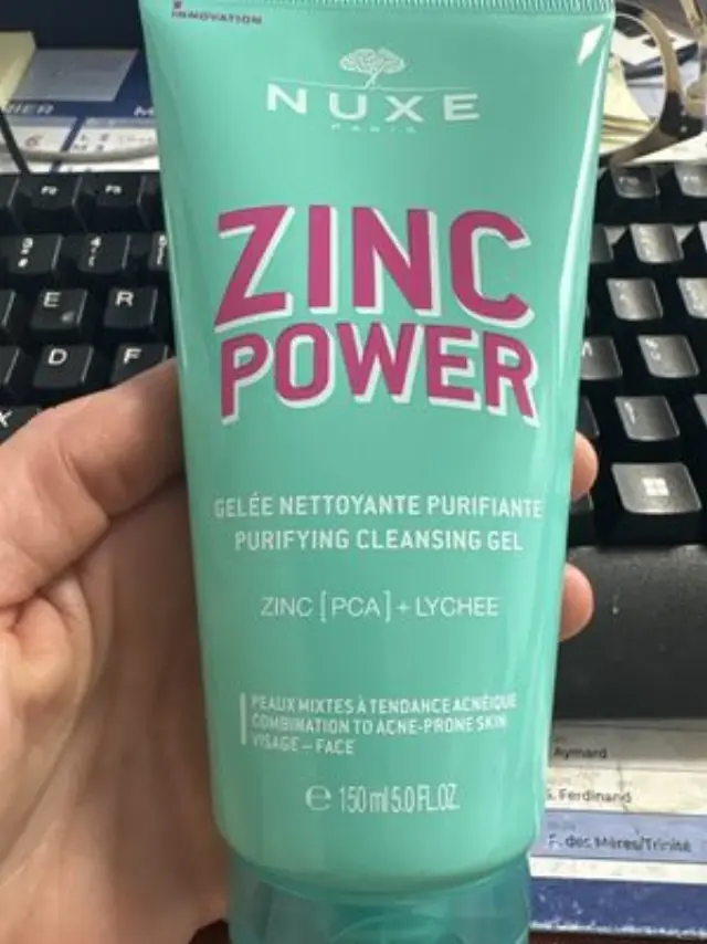 Nuxe Zinc Power Purifying Cleansing Gel Τζελ Καθαρισμού Προσώπου για Λιπαρό Μεικτό Δέρμα & με Τάση Ακμής 150ml