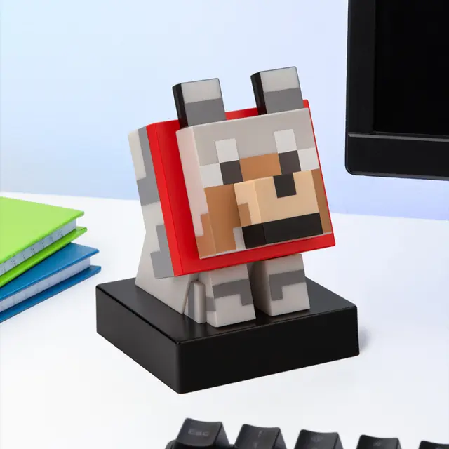 Φωτιστικό διακοσμητικό MINECRAFT - Wolf - Icon Lamp 11cm PP16019MCFID