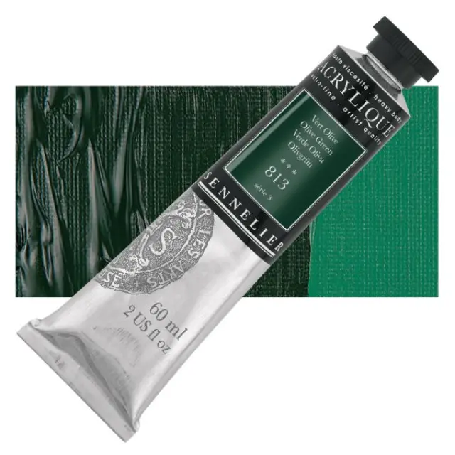 Ακρυλικό Sennelier Extra Fine - 813 Olive Green S3 - 60ml