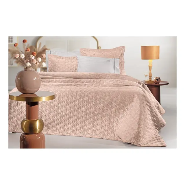 Σετ Κουβερλί King Size 3 Τεμαχίων Guy Laroche Honour Old Pink 240x250