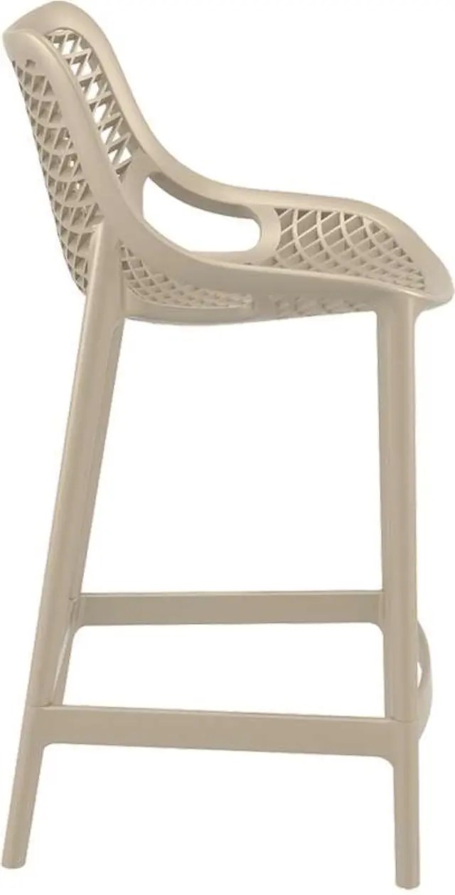 Σκαμπό Bar AIR Ανθρακί PP 44x51x65/95cm 3