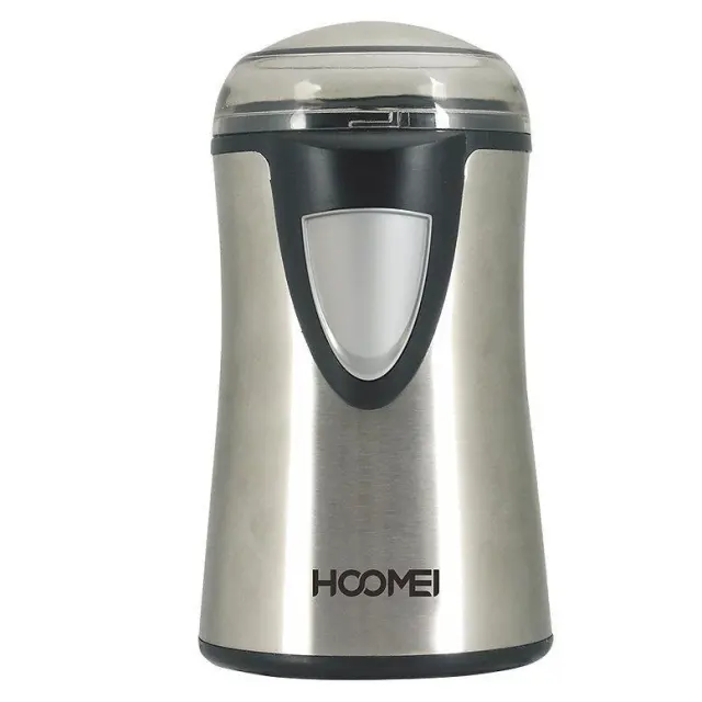 Ηλεκτρικός Μύλος Καφέ 150W με Χωρητικότητα 50gr Hoomei HM-5725 Ασημί 2