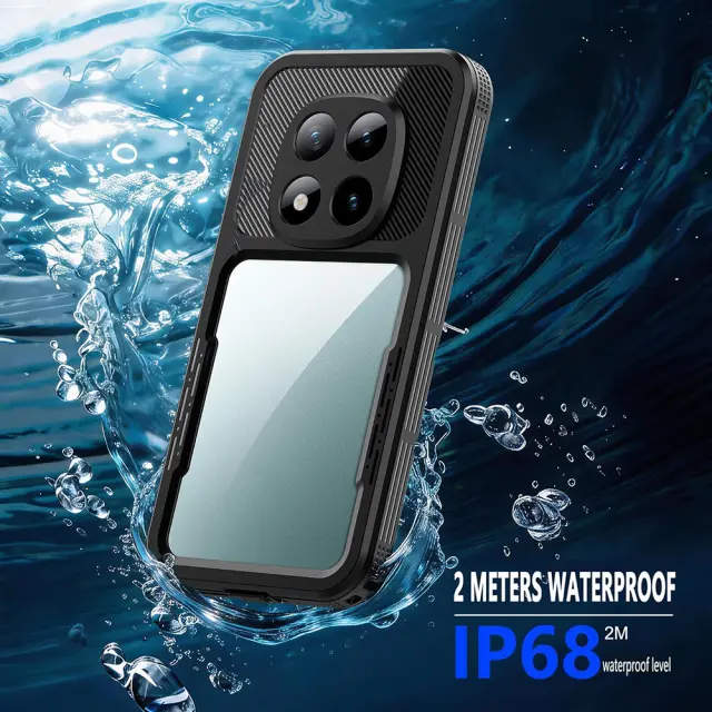 ShellBox - Waterproof IP68 Case - Xiaomi Redmi Note 15 Pro 5G - Black 3
