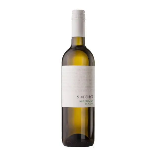5 Αισθήσεις Λευκός Οίνος Μοσχοφίλερο 750ml