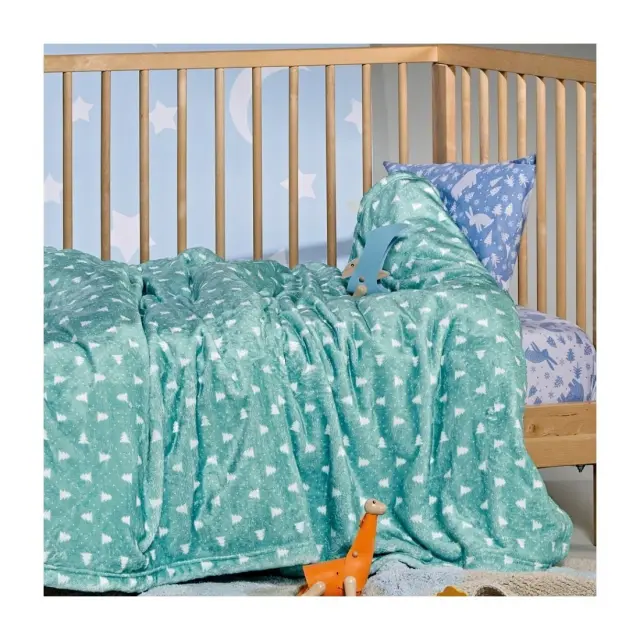 Κουβέρτα Fleece Κούνιας Kentia Taiga 02 100x140