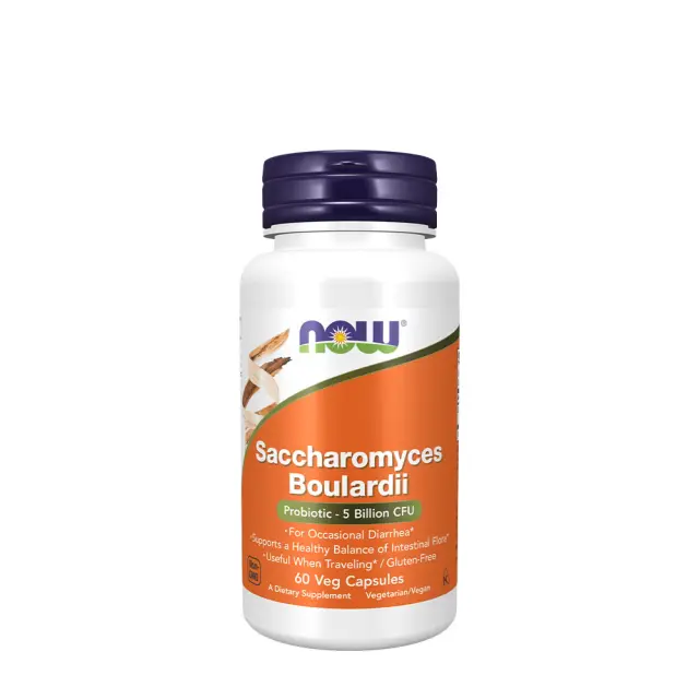 Now Foods Saccharomyces Boulardii 60 Veg Capsules