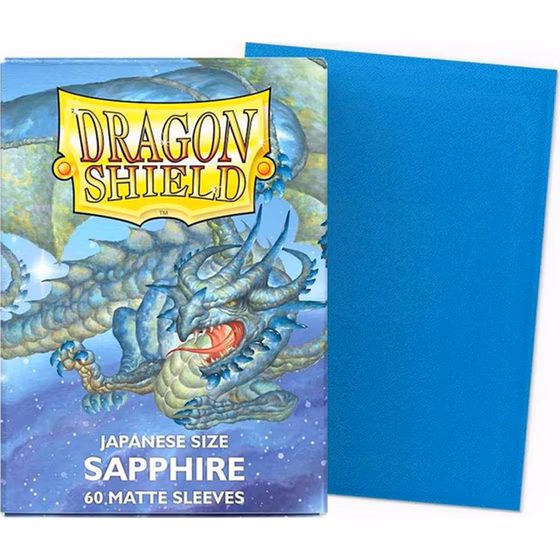 Dragon Shield Small Sleeves - Japanese Matte Sapphire 'Turikos' (60 Sleeves) 2