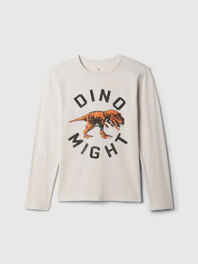 Μπλε Παιδική Graphic Μπλούζα Dinosaur