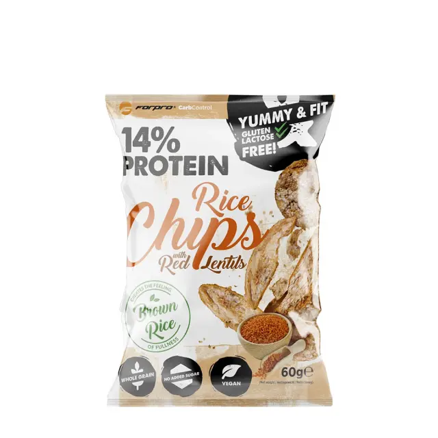 Forpro 14% Protein Rice Chips With Red Lentils
