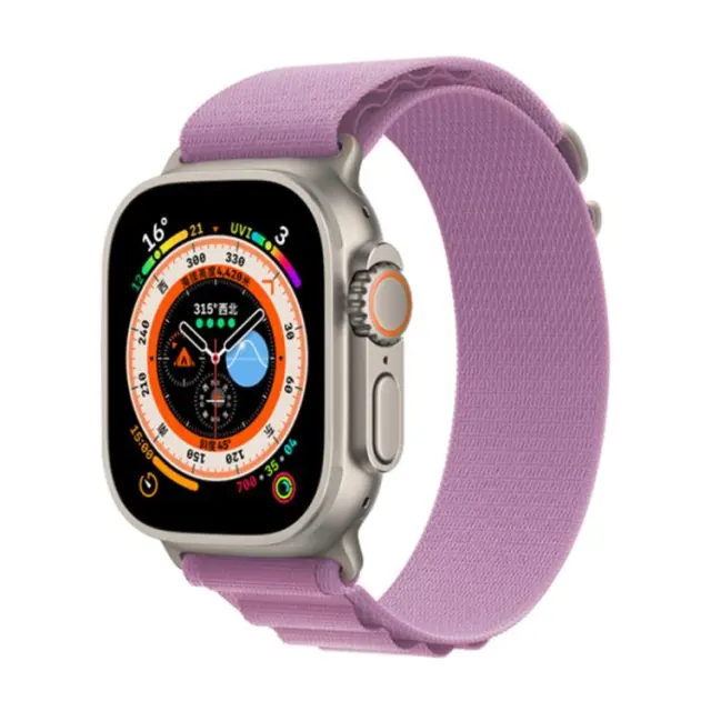 Nylon Λουράκι για Apple Watch 38/40/41/42(Series 10/11/12)mm- Light Purple OEM 2