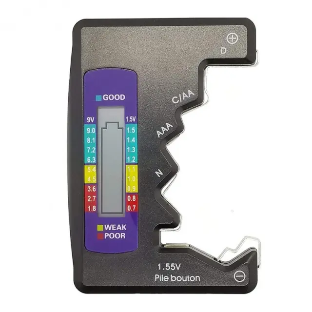 ΨΗΦΙΑΚΟ BATTERY TESTER ΜΕ ΣΤΑΘΕΡΗ ΥΠΟΔΟΧΗ 1.55V HL-1447