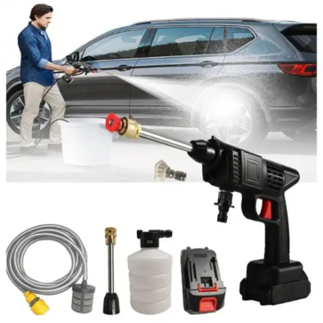 Andowl Φορητό Ηλεκτρικό Πιστόλι Πλυσίματος Q-WG2 - Car Wash High-Pressure Water Gun 0751069 2