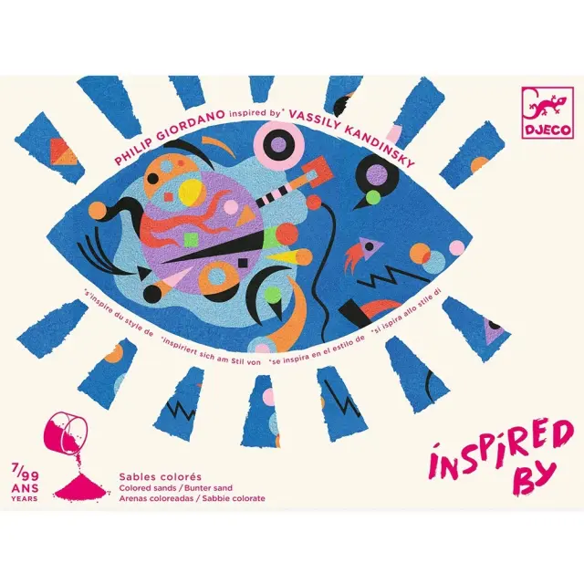 Djeco Inspired by Vassily Kandinsky - Ζωγραφική με άμμο Αφηρημένη Τέχνη 7+ ετών 09382