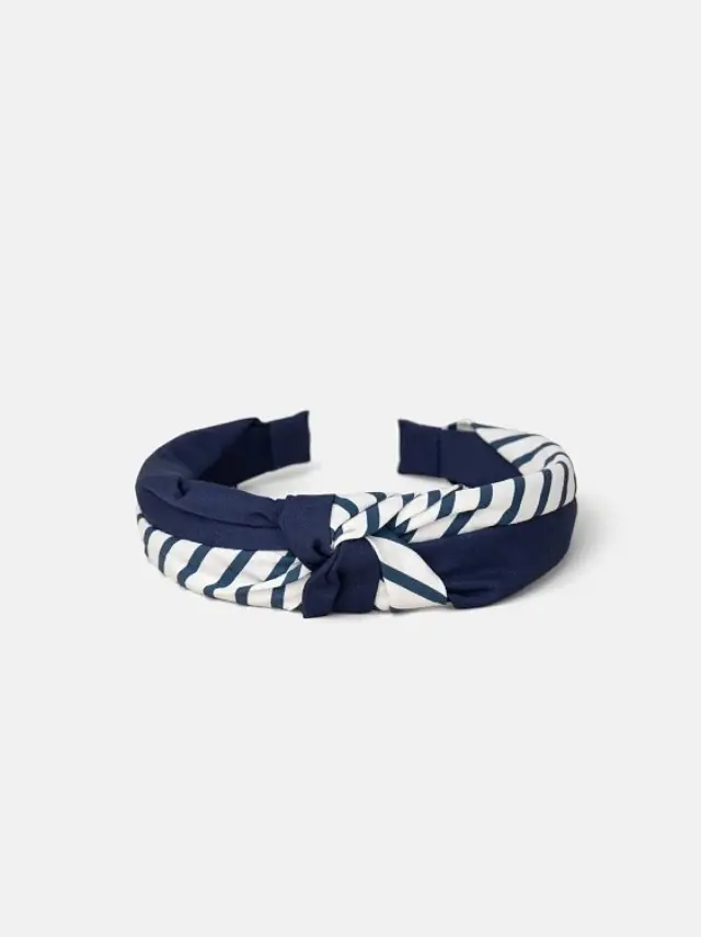 Παιδική Στέκα Μαλλιών Navy Knot ΜΠΛΕ - One Size 3