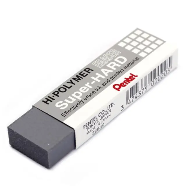 Γόμα Pentel ZEB20 SuperHard - 1τεμ