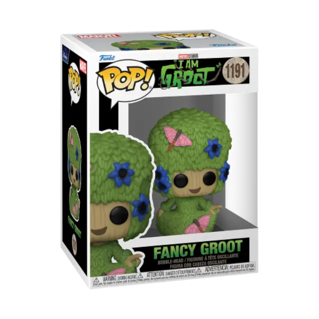 Funko Pop! Marvel: I Am Groot - Fancy Groot #1191 Bobble-Head Vinyl Figure 2