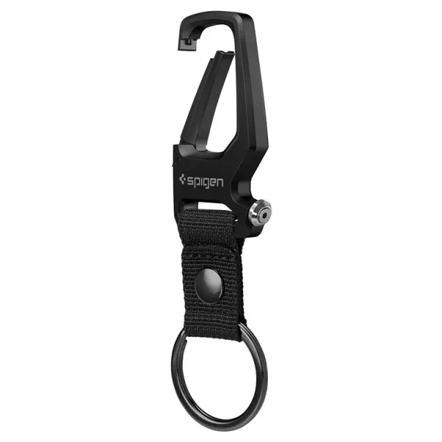 Spigen Carabiner With KeyRing 2 Pack, black 2