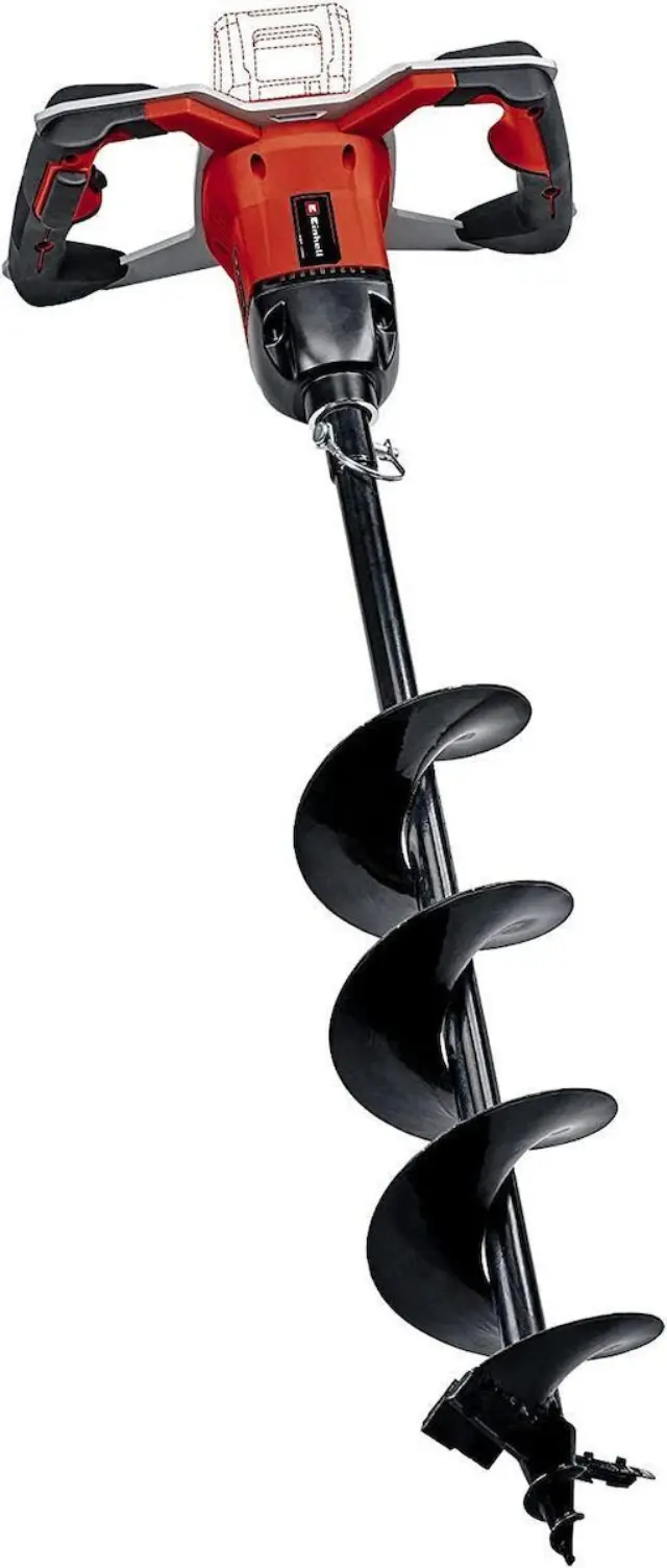 Einhell 3437000 - Τριβέλα γης μπαταρίας GP-EA 18/150 Li BL-Solo (περιλαμβάνεται γεωτρύπανο (μήκος 80cm / διάμετρος 15cm) χωρίς μπαταρία και φορτιστή