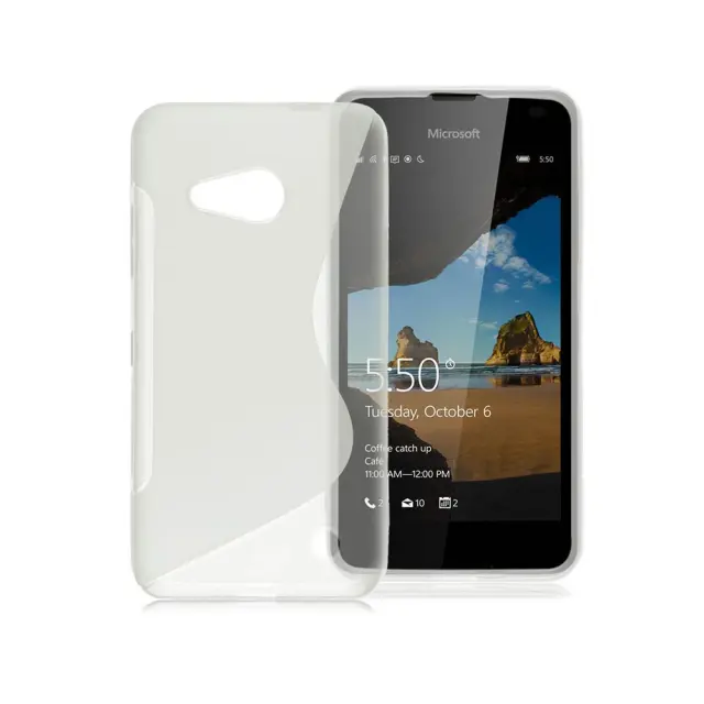 Θήκη Σιλικόνης S-Line Case Για Microsoft Lumia 550 Διάφανη