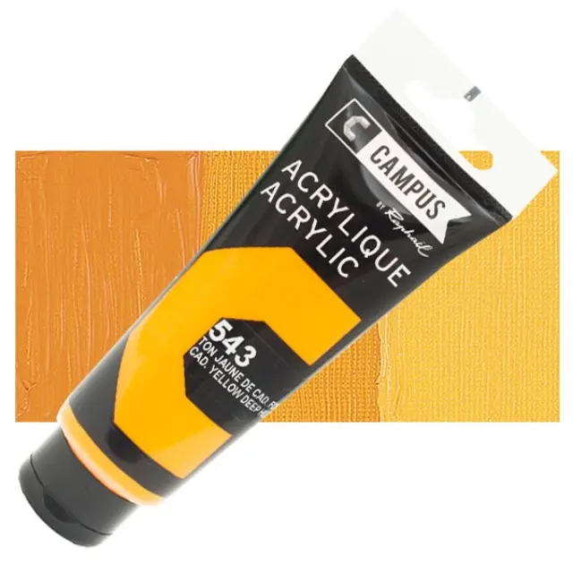 Ακρυλικό Raphael Campus - 543 Cadmium Yellow Deep Hue - 100ml
