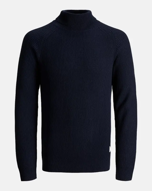 JACK & JONES JJPANNEL KNIT ROLL NECK PRE #1d1d29