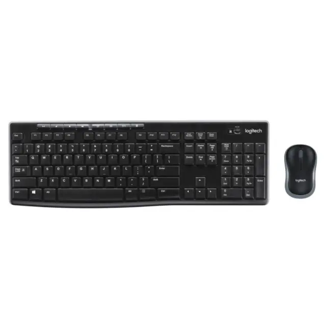 Logitech Wireless Combo MK270 Σετ Πληκτρολόγιο & Ποντίκι - US-Layout (920-004509)