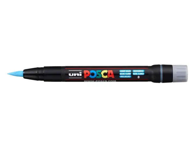 Μαρκαδόρος Σχεδίου Uni Posca PCF-350 με πάχος μύτης 1.0-10.0mm - Light BluePCF-350(E) - AN-MΠΛE