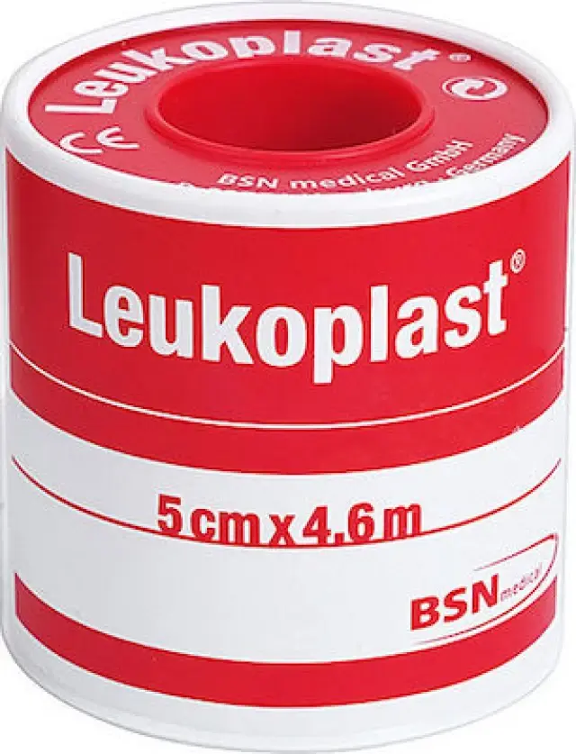 LEUKOPLAST 4.60m x 5cm Αυτοκόλλητη Επιδεσμική Ταινία από Μετάξι