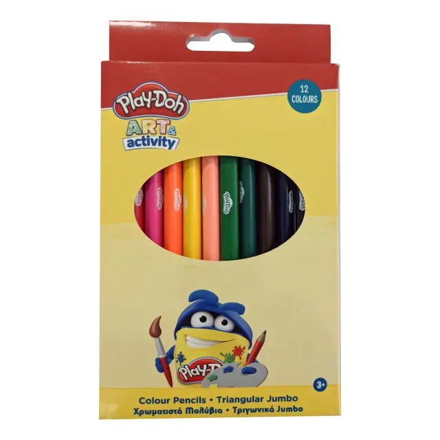 Σετ χρωματιστών μολυβιών 12τμχ Play-Doh