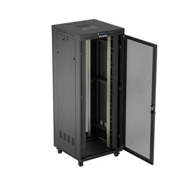 Lanberg Καμπίνα Rack 19" 42U 800X800 LCD Black (FF01-8842-23BL)