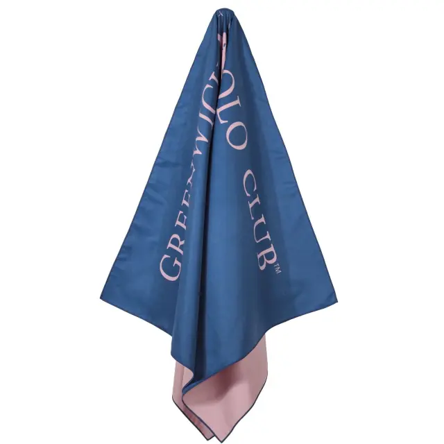 Πετσέτα Θαλάσσης 80x170 Greenwich Polo Club Micro Prints 5210 Blue-Pink 100% Microfiber 2