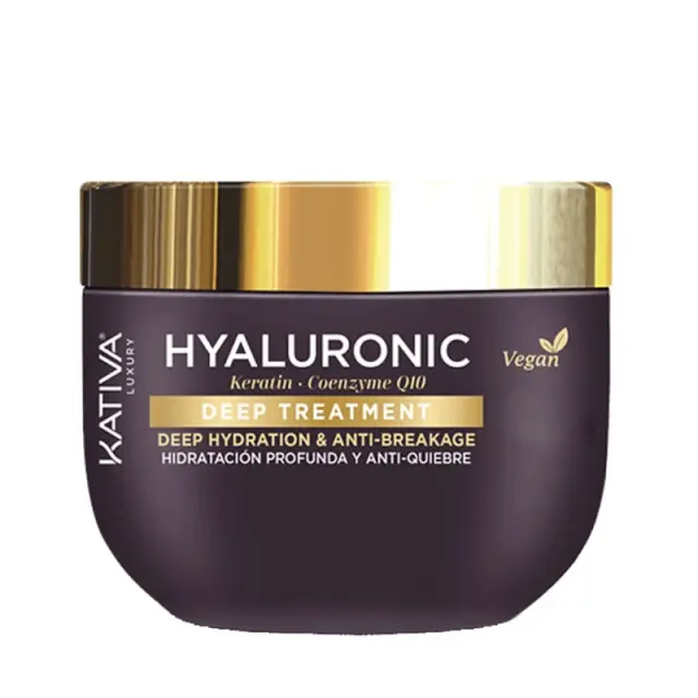 Kativa Luxury Hyaluronic Keratin Coenzyme Q10 Deep Treatment 300ml - (μάσκα αναδόμησης/θρέψης για όλους τους τύπους μαλλιών)