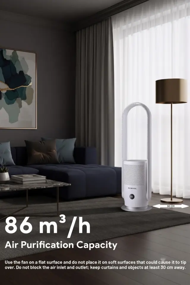 Air Purifier/Ανεμιστήρας Kumtel HBAP-01 2