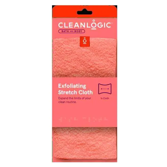 Cleanlogic Bath & Body Exfoliating Stretch Cloth