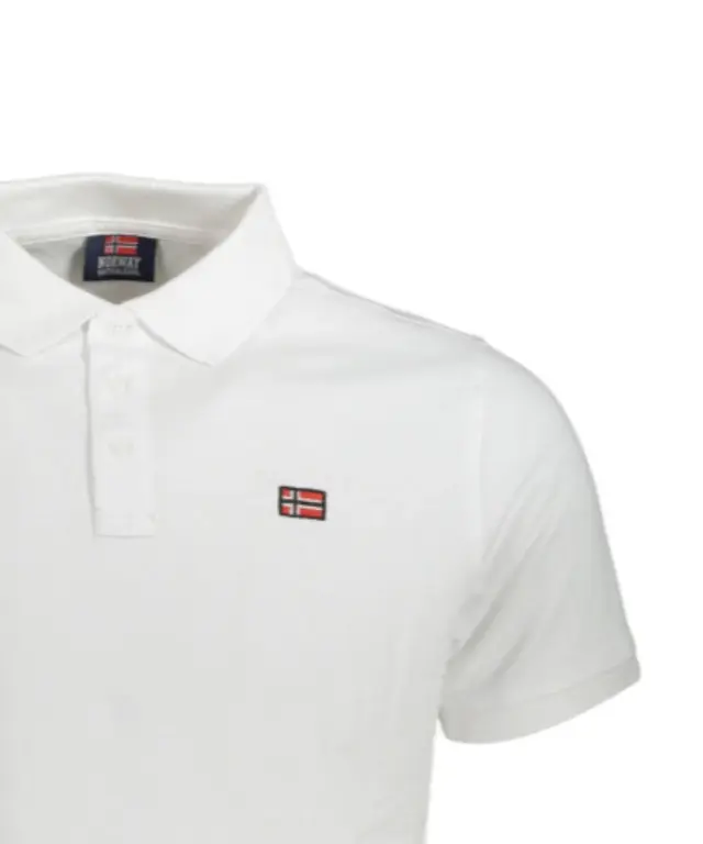 Norway Nautical School - Ανδρικό T-shirt Κοντομάνικο Polo 838861-WHIT Λευκό 3